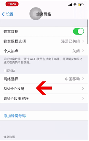 盘锦苹果14维修网分享如何给iPhone14的SIM卡设置密码 