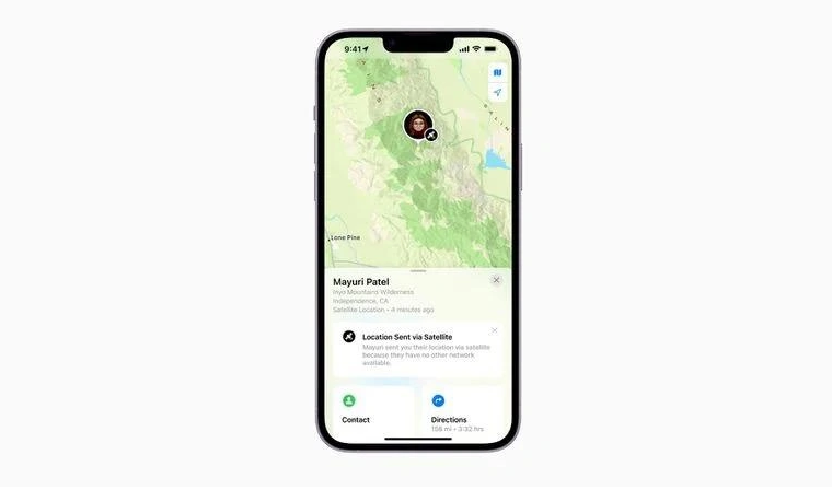 盘锦苹果14维修分享iPhone14系列中 FindMy功能通过卫星分享位置方法教程 